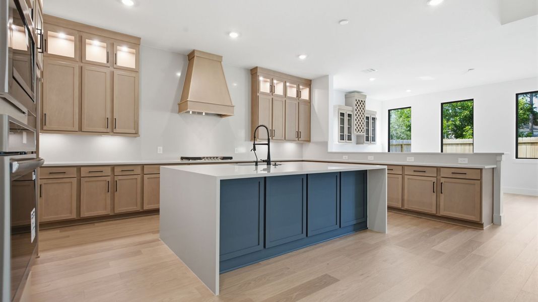 Furnished interior view inside a new home in Friendswood Trails 70' Homesites, Friendswood (Image 6).