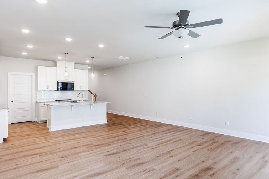Spacious, unfurnished interior of a new home in Vaughan Farms, Angier (Image 14). Spacious, unfurnished interior of a new home in Vaughan Farms, Angier (Image 14).