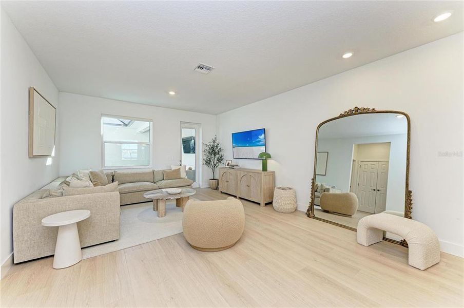 Furnished interior view inside a new home in Nautique at Waterside, Sarasota (Image 32).
