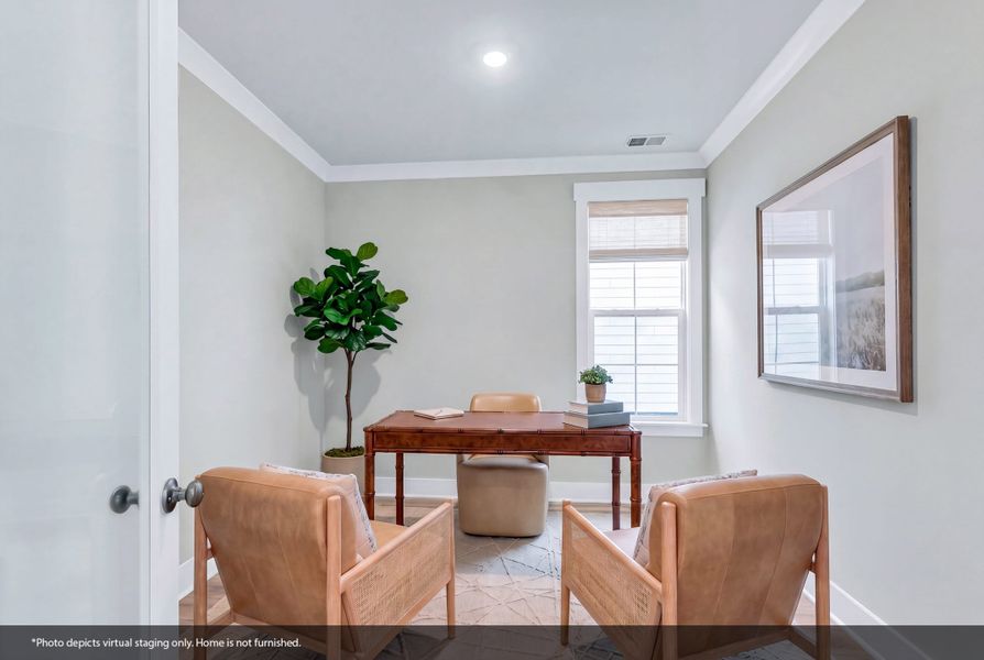 Furnished interior view inside a new home in Pineland Preserve, Summerville (Image 11).