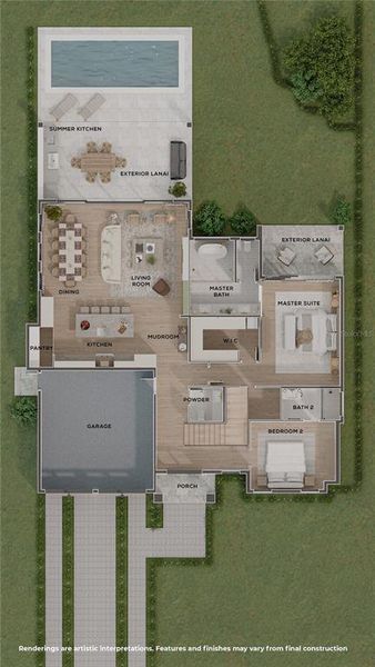 2D floor plan layout of this home in , Winter Park, FL (Image 4). 2D floor plan layout of this home in , Winter Park, FL (Image 4).