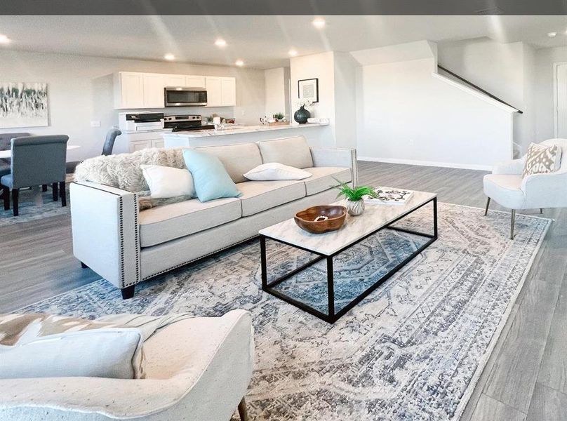 Furnished interior view inside a new home in Courtland Place, Cleburne (Image 6).