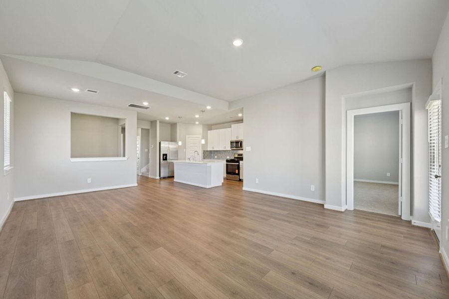 Spacious, unfurnished interior of a new home in Sanford Farms - Premier Series, Waller (Image 38). Spacious, unfurnished interior of a new home in Sanford Farms - Premier Series, Waller (Image 38).