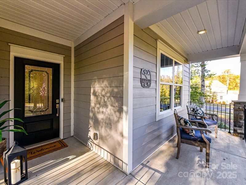 Large Covered Front Porch with Views
