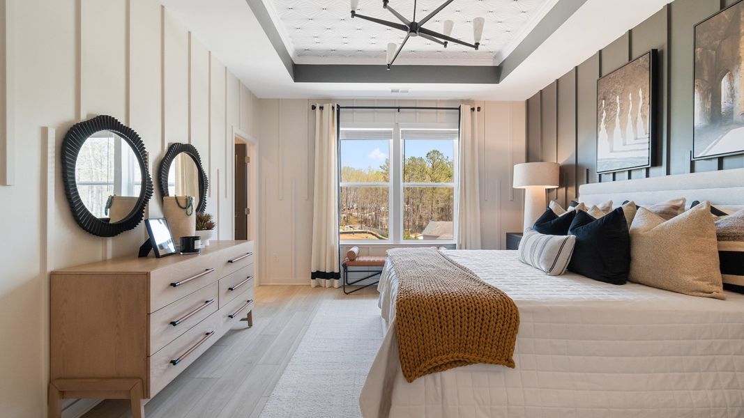 Furnished interior view inside a new home in Daybreak, Newnan (Image 28).