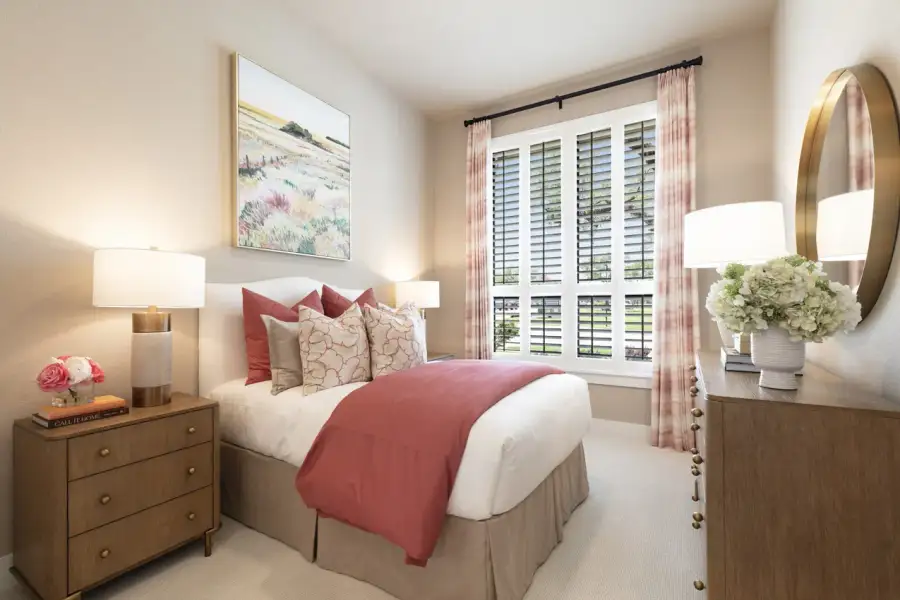 Representative Secondary Bedroom - some options shown