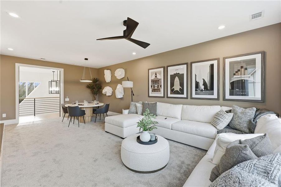 Furnished interior view inside a new home in , Gainesville (Image 46).