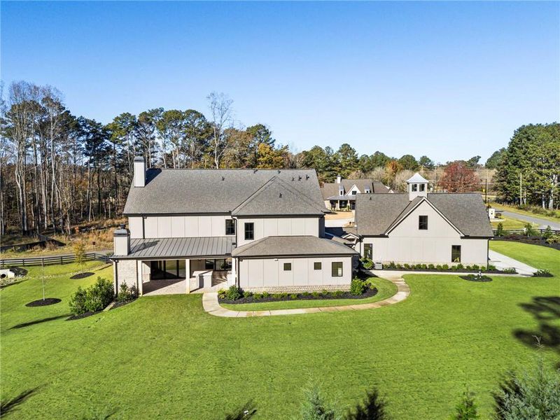 Front exterior of a new home in , Alpharetta, GA, highlighting curb appeal (Image 32).