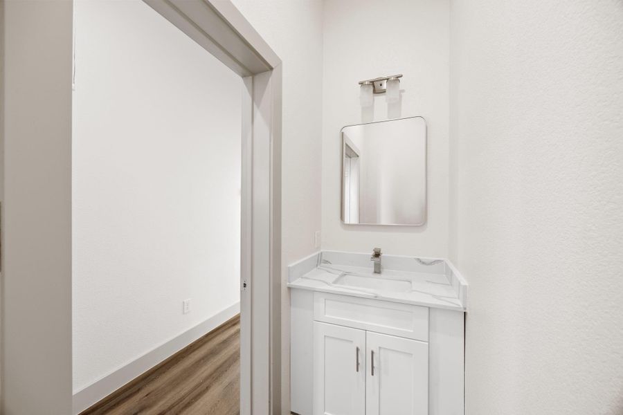 Furnished interior view inside a new home in , Cleveland (Image 10).