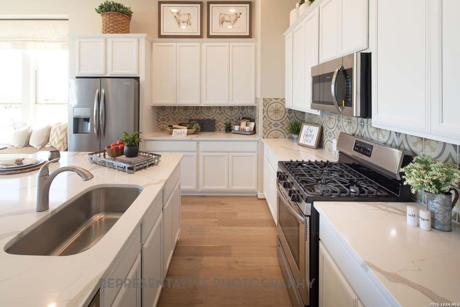 Furnished interior view inside a new home in Davis Ranch, San Antonio (Image 9).