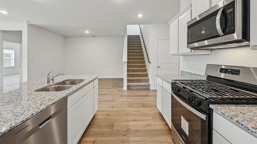 Furnished interior view inside a new home in Frontier Pointe, Princeton (Image 11).