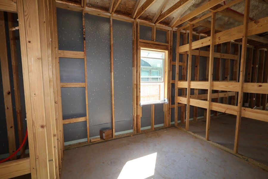In-progress construction of a new home in Brookewater - Terrace Collection, Rosenberg, TX (Image 13).
