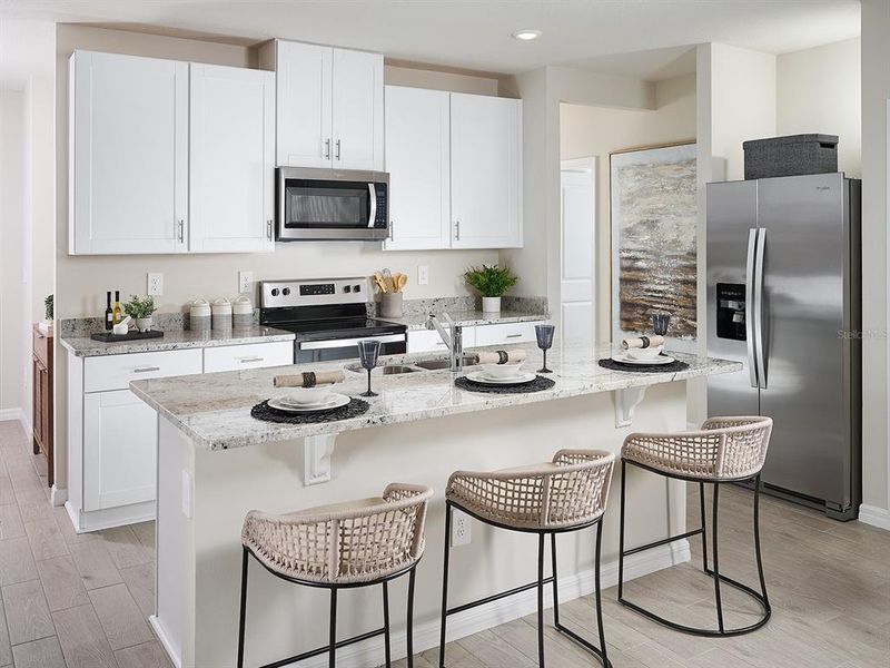 Furnished interior view inside a new home in The Reserve at Hammock Oaks - Classic Series, Lady Lake (Image 6).