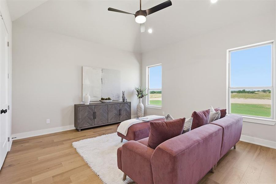 Furnished interior view inside a new home in , Granbury (Image 8).