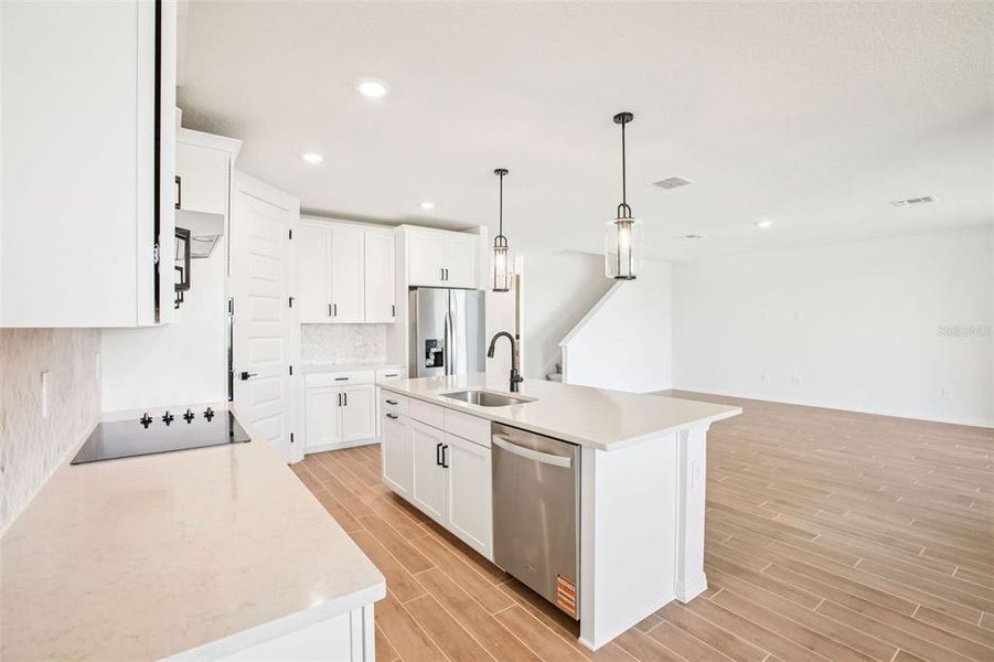 Furnished interior view inside a new home in Two Rivers - Signature Series, Zephyrhills (Image 8).