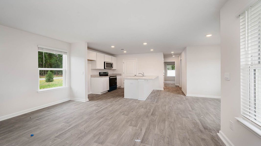 Spacious, unfurnished interior of a new home in Cottonwood Place, Tabor City (Image 11). Spacious, unfurnished interior of a new home in Cottonwood Place, Tabor City (Image 11).