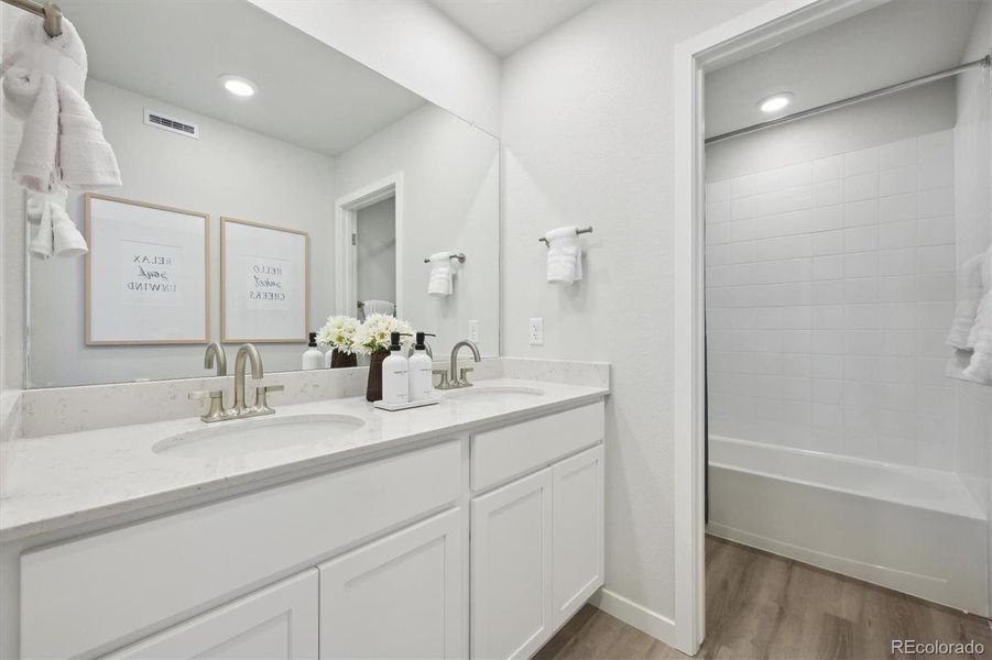 Furnished interior view inside a new home in Legato, Commerce City (Image 17).