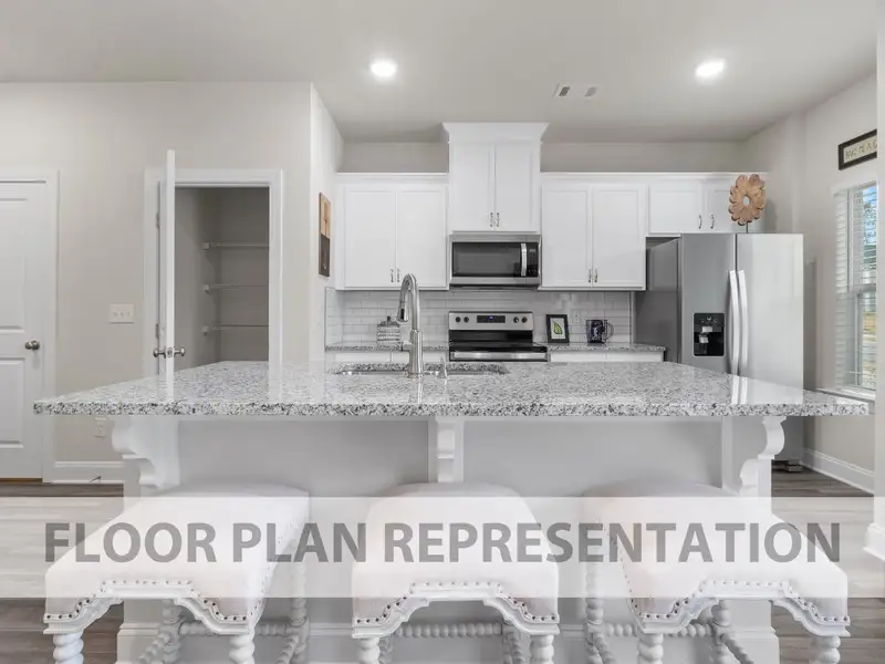 Athens Plan Kitchen | Ivey Homes