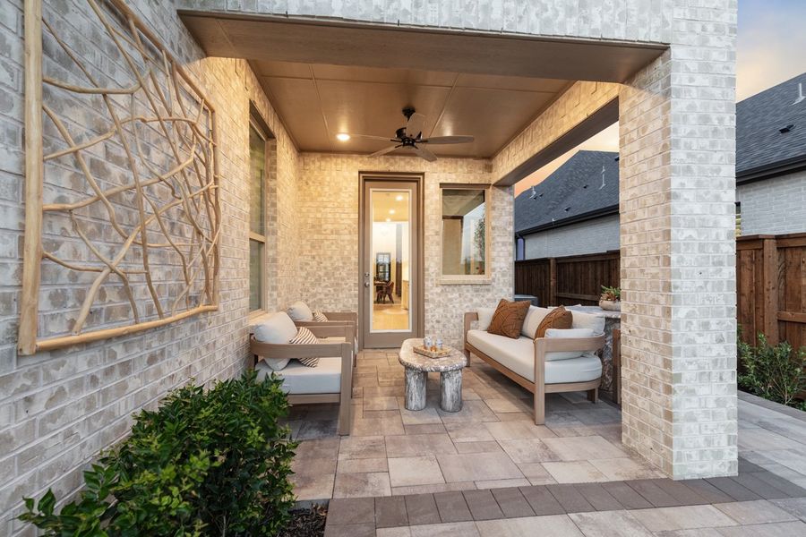 Representative Patio - some options shown