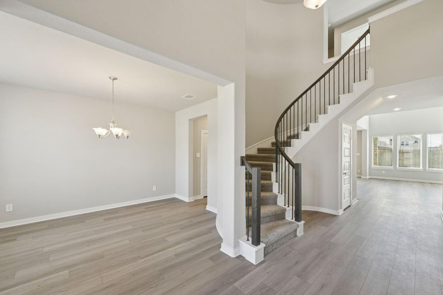 Photo is not of the actual home, but is an inspirational photo of builder’s model home and may depict options, furnishings, and/or decorator features that are not included