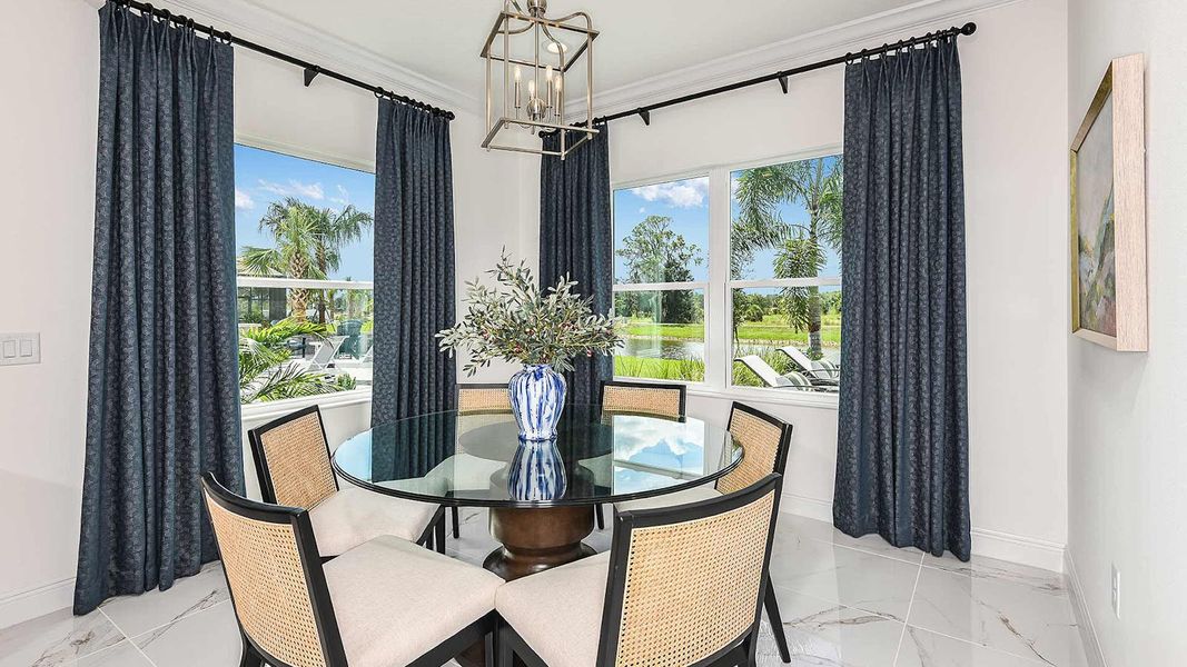 Furnished interior view inside a new home in Windward, Lakewood Ranch (Image 10). Furnished interior view inside a new home in Windward, Lakewood Ranch (Image 10).
