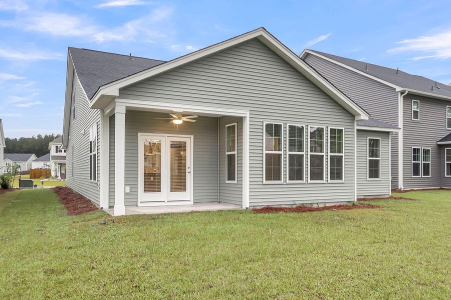Exterior details and patio area of a home in Lochton, Summerville (Image 4). Exterior details and patio area of a home in Lochton, Summerville (Image 4).