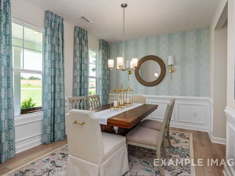 Furnished interior view inside a new home in Retreat at North Main, Lillington (Image 4).