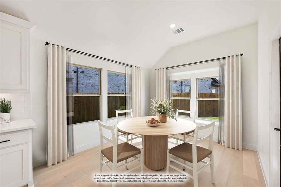 Furnished interior view inside a new home in Willow Wood Classic 60, McKinney (Image 13).