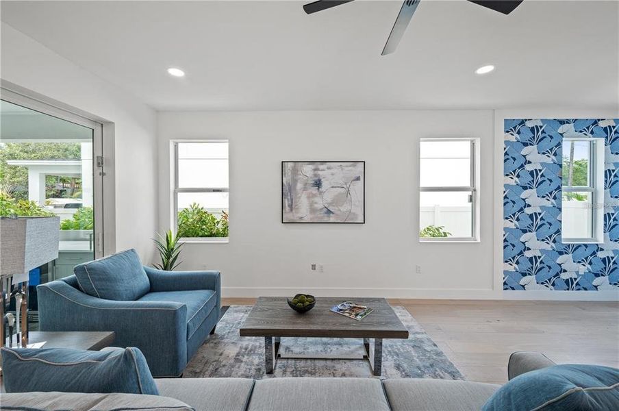 Furnished interior view inside a new home in , Sarasota (Image 29).