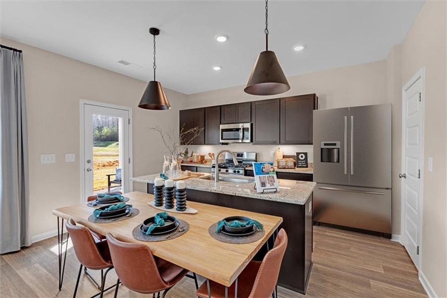 Furnished interior view inside a new home in , Rockmart (Image 5).
