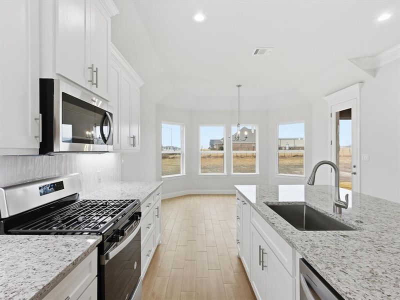 Furnished interior view inside a new home in , Godley (Image 10). Furnished interior view inside a new home in , Godley (Image 10).