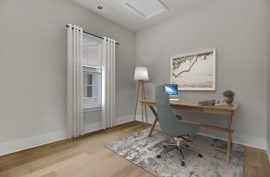 Furnished interior view inside a new home in , Johns Island (Image 28).