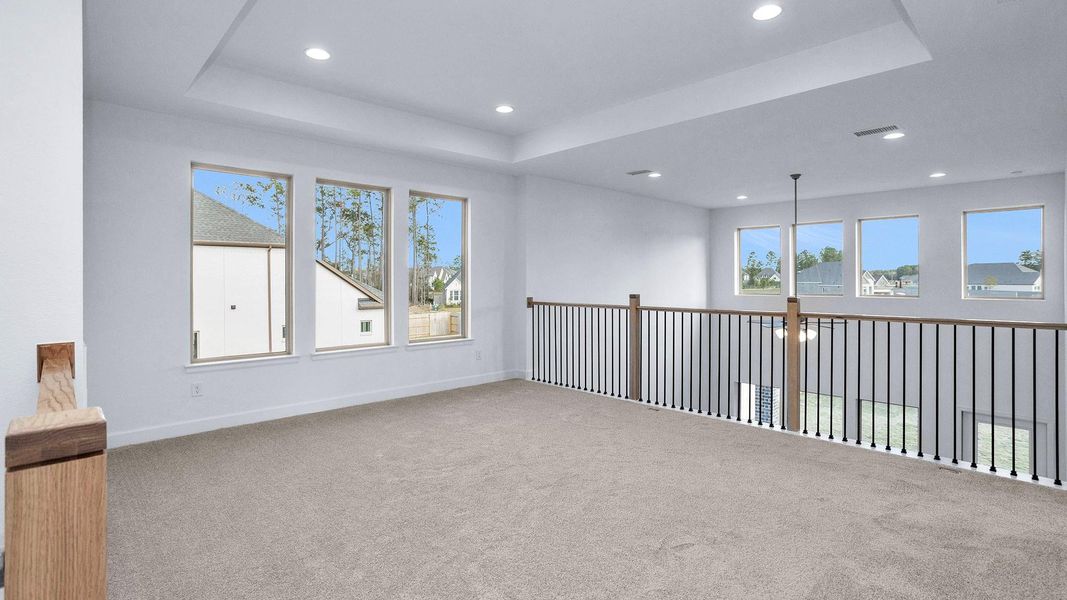 Spacious, unfurnished interior of a new home in Artavia 45', Conroe (Image 5). Spacious, unfurnished interior of a new home in Artavia 45', Conroe (Image 5).