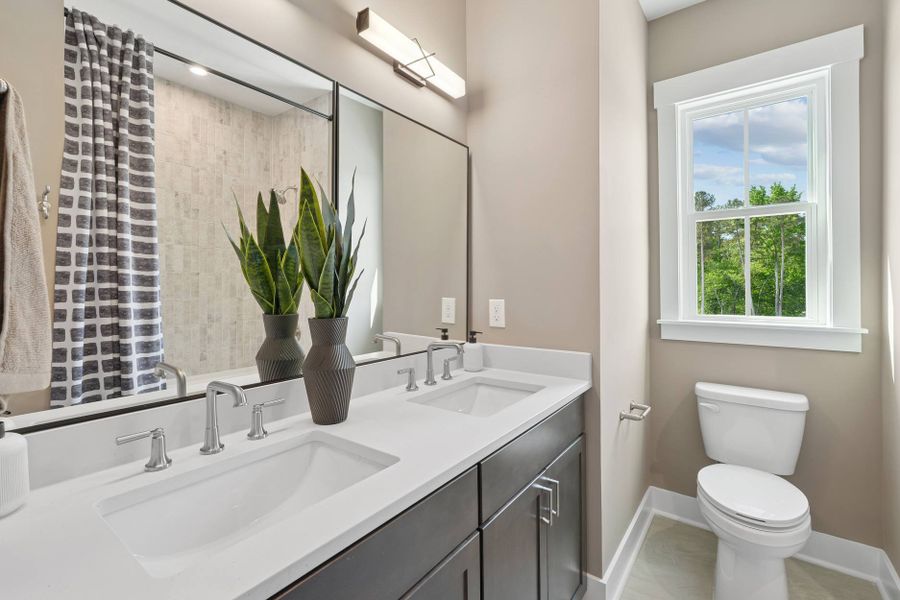 Representative furnished interior of a home built from the Ryder by Tri Pointe Homes in Twinleaf Townes, Chapel Hill (Image 25).