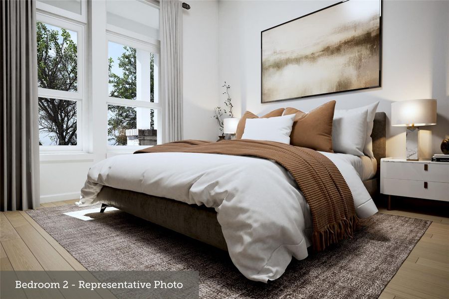 Furnished interior view inside a new home in ARTAVIA - Enclave Collection, Conroe (Image 6).