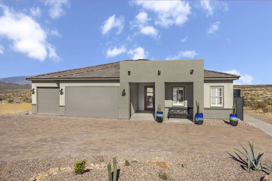 Hunter Model with Desert Modern elevation Hunter Model with Desert Modern elevation