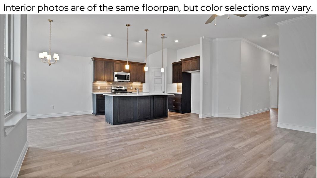 Furnished interior view inside a new home in Grand Oaks Reserve, Cleveland (Image 9). Furnished interior view inside a new home in Grand Oaks Reserve, Cleveland (Image 9).
