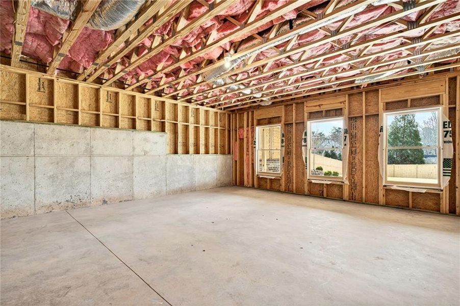 In-progress construction of a new home in , Roswell, GA (Image 58).