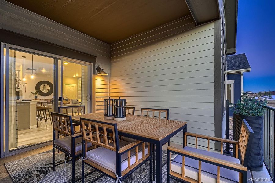 Exterior details and patio area of a home in , Westminster (Image 3). Exterior details and patio area of a home in , Westminster (Image 3).
