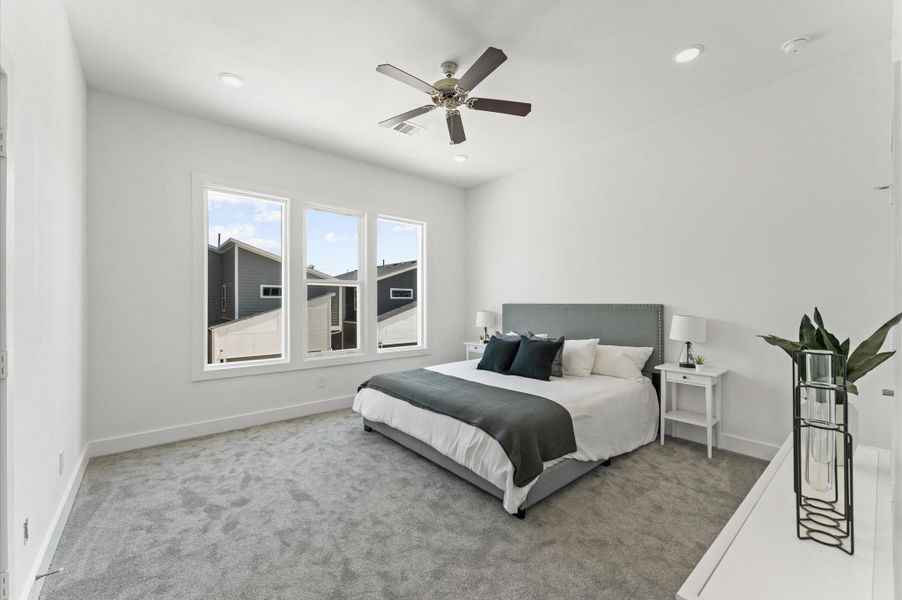 Furnished interior view inside a new home in , Houston (Image 16). Furnished interior view inside a new home in , Houston (Image 16).