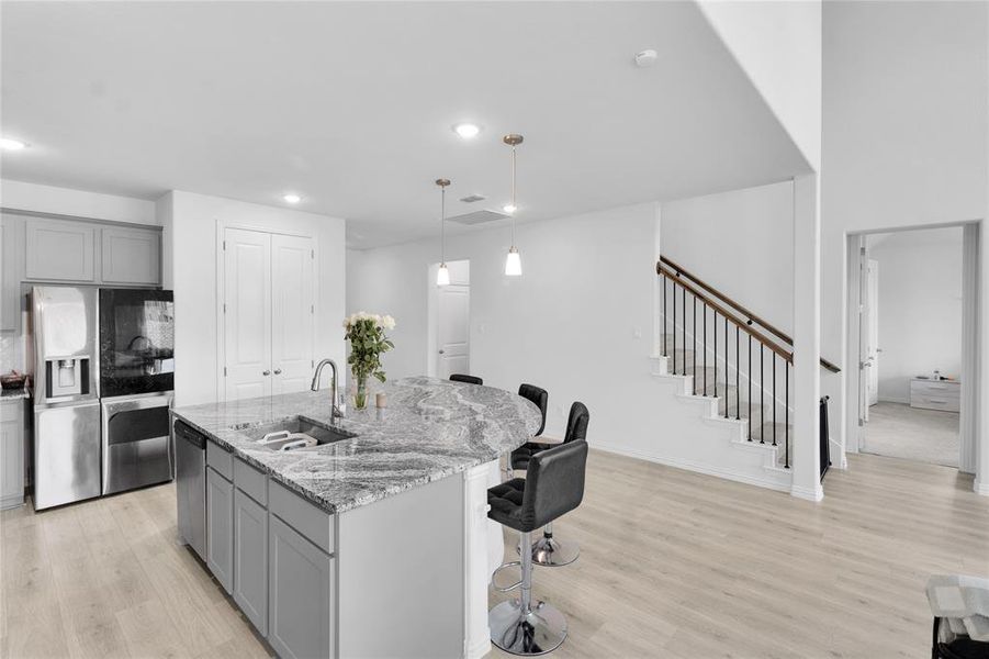 Furnished interior view inside a new home in Anna Ranch, Anna (Image 12).