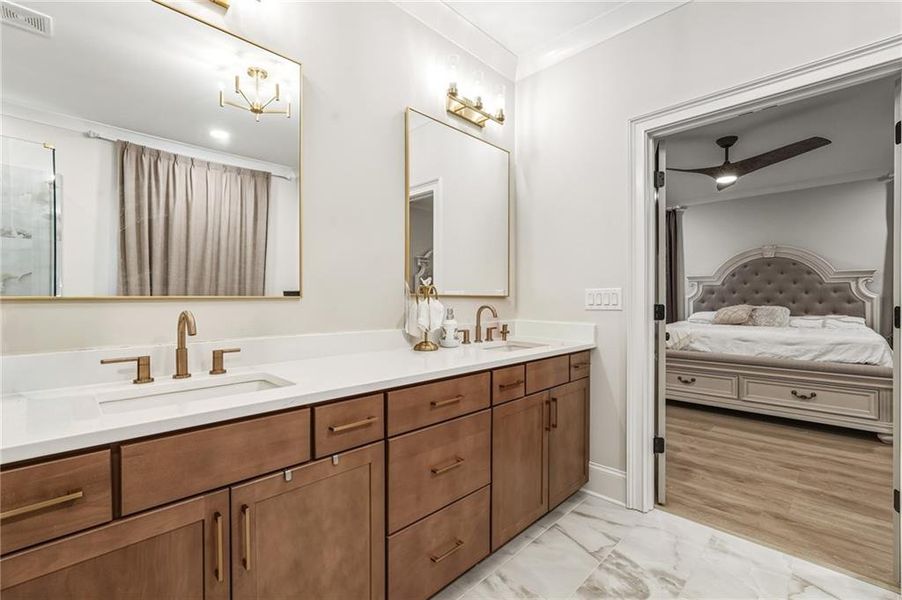 Furnished interior view inside a new home in , Marietta (Image 11).