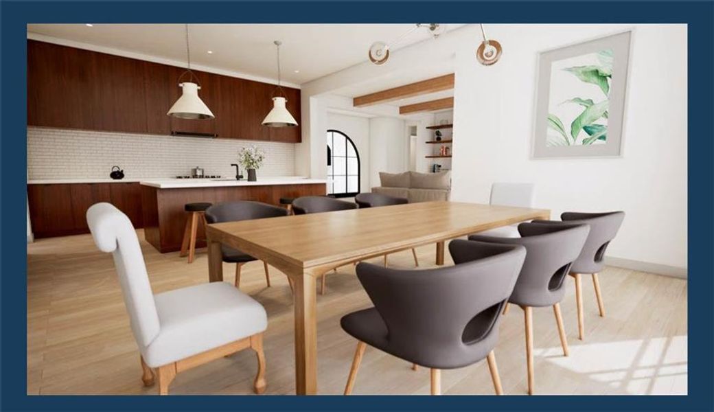 Furnished interior view inside a new home in , Gainesville (Image 18).