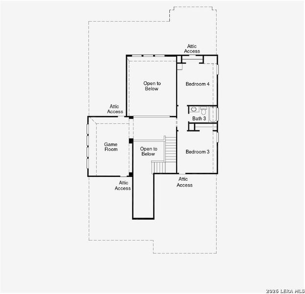 2D floor plan layout of this home in Nopal Valley, San Antonio, TX (Image 2). 2D floor plan layout of this home in Nopal Valley, San Antonio, TX (Image 2).