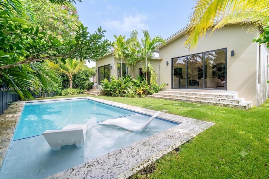 Exterior details and patio area of a home in , Miami (Image 20). Exterior details and patio area of a home in , Miami (Image 20).