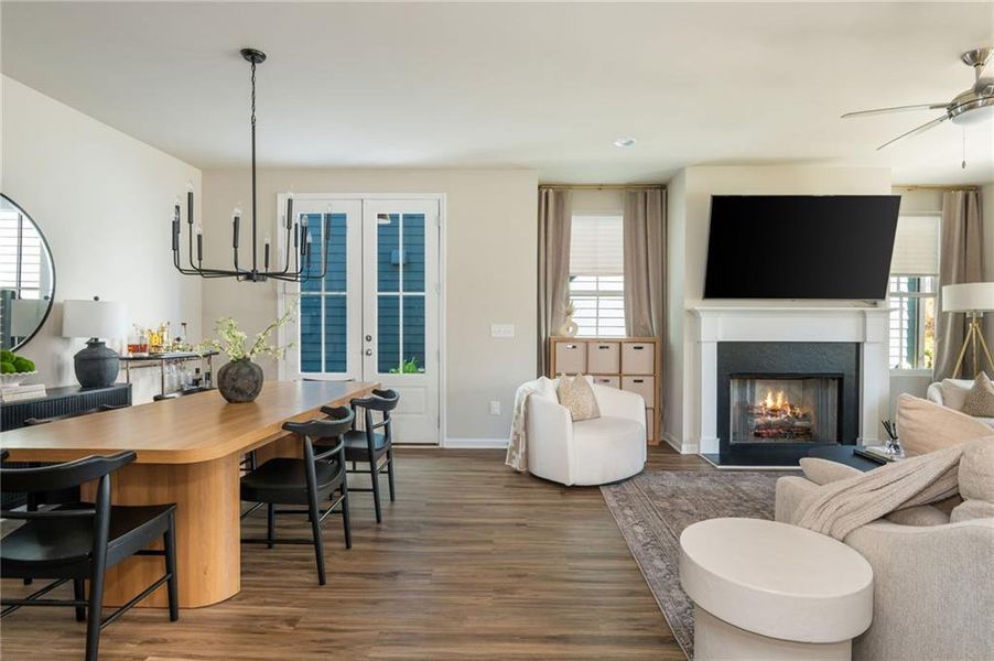 Furnished interior view inside a new home in Harmony, Auburn (Image 11).