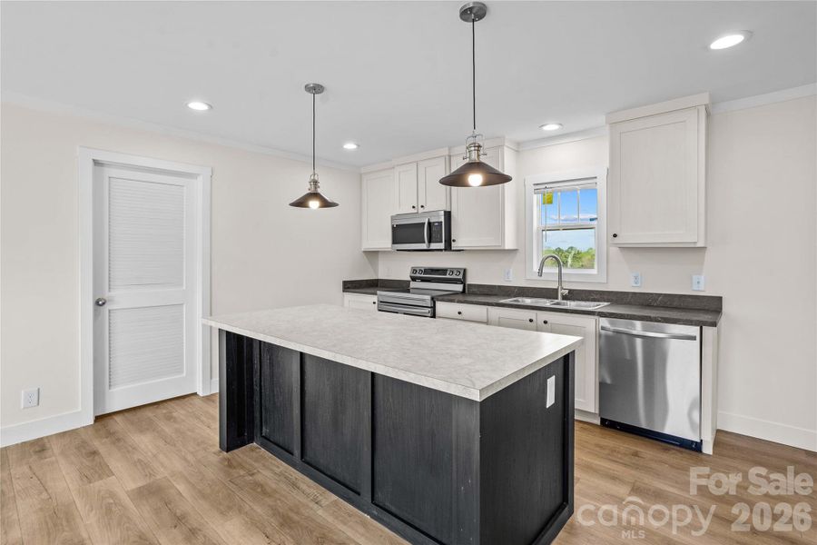 Furnished interior view inside a new home in , Hamptonville (Image 6).