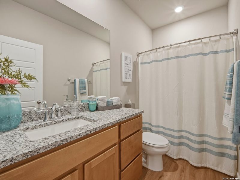Furnished interior view inside a new home in Hunter's Ranch, San Antonio (Image 7).