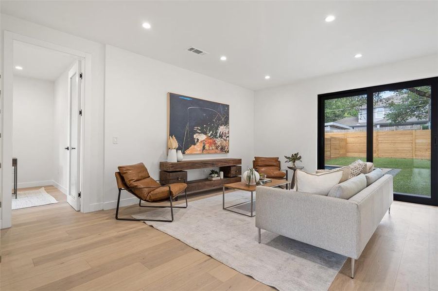 Furnished interior view inside a new home in , Austin (Image 28).