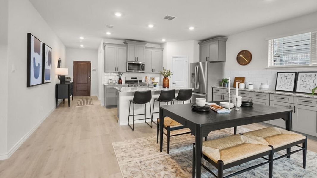 Furnished interior view inside a new home in The Preserve at Forum, Grand Prairie (Image 9).